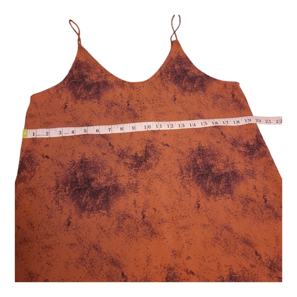 Hurley Coastal Cami Rust Tie Dye Dress NEW Size Medium | Beach Cover Up Dress - Picture 13 of 16